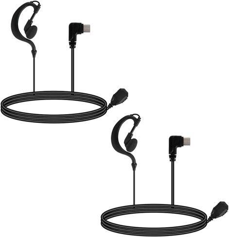 TIDRADIO TD-M2 Pro USB-C Port Earpiece 2Pack Suitable for TD-M2 PRO,TD-M2,TD-G100 PoC Radios Walkie Talkies in Saudi Arabia