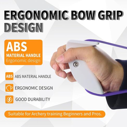 Bow Trainer, Simulation Design, The Hand Feel is Very Similar to Holding A Real Bow, with A Large Training Weight of About 30-40 Pounds, Which Can Effectively Simulate Archery Training in Kuwait