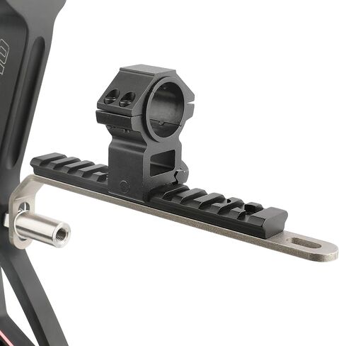 AMEYXGS Archery Picatinny Bow Accessory Mount Stabilizer Flashlight Mount Flashlight Bracket Laser Sight Stand Flashlight Holder maded Aluminum Alloy Suitable for Bows Hunting and Bowfishing in Saudi Arabia