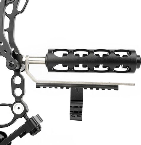 AMEYXGS Archery Picatinny Bow Accessory Mount Stabilizer Flashlight Mount Flashlight Bracket Laser Sight Stand Flashlight Holder maded Aluminum Alloy Suitable for Bows Hunting and Bowfishing in Saudi Arabia