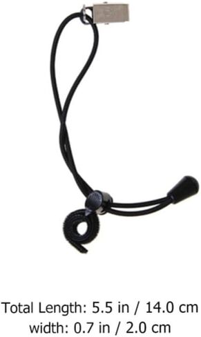 4 Pcs Black Nylon Backdrop Clips with Elastic Bands for Photo Display in Saudi Arabia