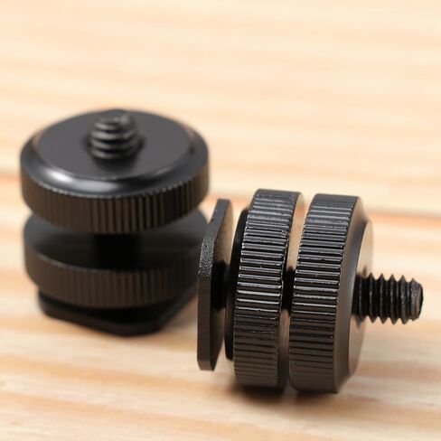 Hot Shoe Adapter Aluminum Alloy Mount 3 Pcs 1/4 Inch in Kuwait