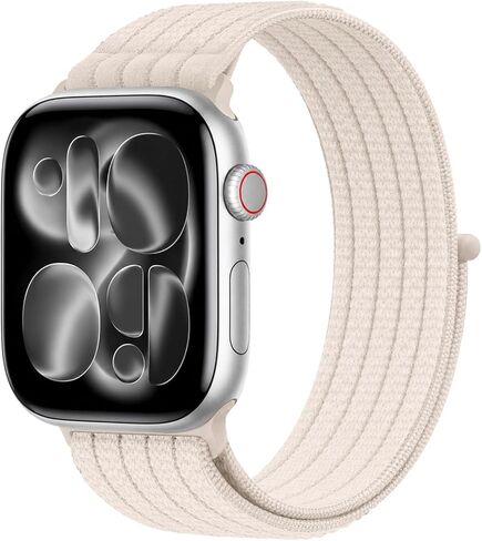 Nylon Sport Loop Band for Apple Watch Band 40mm 38mm 41mm 42mm 44mm 45/46mm in Saudi Arabia