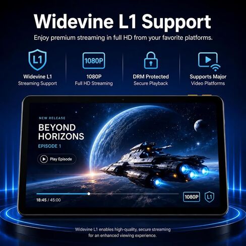 Tablet Android 15 Tablet 10.1 in: 12GB RAM + 64GB ROM/128GB Card, up to 2TB in Kuwait