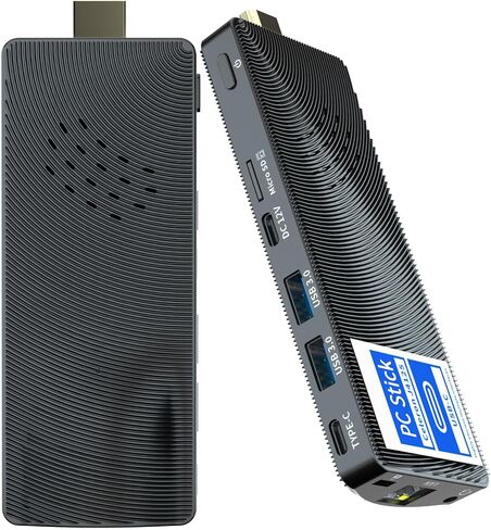 Fanless Mini PC Stick N4100, Win11 Pro 4GB RAM 64GB eMMC,4K HDMI in Kuwait