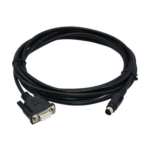 Suitable for FBS B1Z Series PLC Programming Cable PC-FBS Download Cable FBS-232P0-9F FBS232P09F(Black FBS-232-P0-9F,2m) in Saudi Arabia