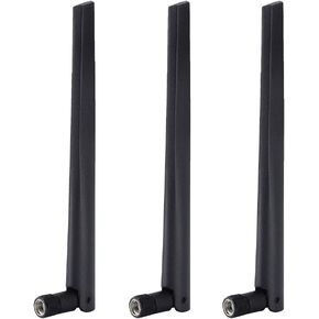 هوائي راوتر لاسلكي DualBand 5dBi لـ RTAC68U - مجموعة من 3 قطع، إشعاع، واجهة RPSMA، لمسة نهائية سوداء غير لامعة in Kuwait