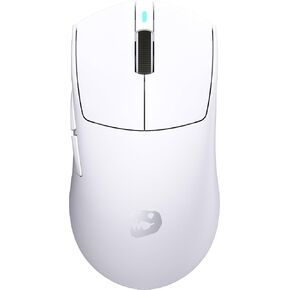 ماوس ألعاب لاسلكي MLOONG MX301، مستشعر بصري للرياضات الإلكترونية 16000 نقطة لكل بوصة، خفيف الوزن للغاية 56 جرام، عمر بطارية 140 ساعة، وضع بلوتوث 5.2 و2.4 جيجا مزدوج، برنامج تشغيل الويب للاعب الكمبيوتر/Mac/الكمبيوتر المحمول in Kuwait