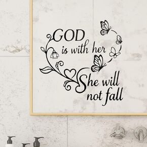 JINGIHE Affirmation Stickers You are Kind Smart Beautiful Enough, Mirror Wall Decor for Bathroom, Vinyl Peel and Stick Wall Decals for Home Decor Living Room Bedroom Girl Home Decoration (Purple) in Saudi Arabia