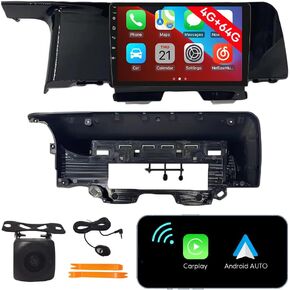 [4G 64G] Android Car Stereo FM Radio Carplay Android Auto 9" Touchscreen Headunit Media Player with Backup Camera for Kia Sorento 2020 2021 2022 LHD UV Black in Saudi Arabia