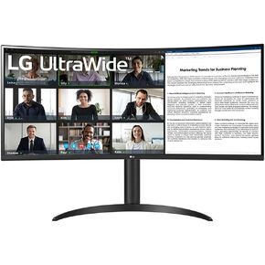 LG 34WR55QK-B 34 inch Curved UltraWide WQHD HDR 10 100Hz Monitor with USB Type-C (Renewed) in Kuwait