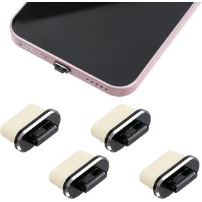 4 Pcs USB-C Dust Plugs with Easy-Grip Tab Anti-Dust USB-C Port Cover in Saudi Arabia