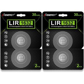 بطارية LIR1632 قابلة للشحن 4 قطع in Kuwait