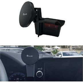Car Phone Holder for 2025-2026 Toyota Camry XLE XSE Accessories, 12.3-Inch Screen Magnetic Phone Mount with Storage Box, 360° Rotatable Phone Holder for iPhone 12-17 and Most Smartphones in Kuwait