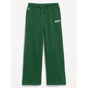 بنطال رياضي واسع الأرجل من الصوف عالي الخصر من Old Navy - حقل أخضر in Kuwait