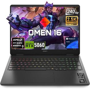 HP Omen Ryzen 9 8940HX & 5060 16" 240Hz Gaming Laptop, 32GB DDR5 + 2TB SSD in Kuwait