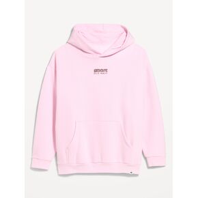 سويت شيرت بقلنسوة من الصوف ذو حجم كبير من Old Navy Baseline - Palest Blossom in Kuwait