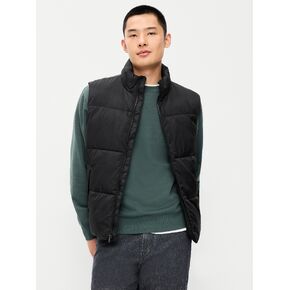Old Navy Frost-Free Water-Resistant Puffer Vest - Black Jack in Saudi Arabia