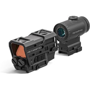 Vector Optics 1x31x26 Enclosed Multi-Reticle Red Dot Sight with Paragon 3X Flip to Side Mini Magnifier Combo, 1.6 inch Co-Witness Heights with a Riser Section, Motion Awake, SCMF-33+SCRD-M67 in Saudi Arabia