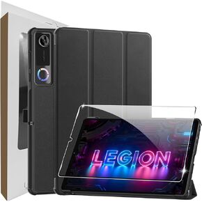 for Lenovo Tab One 8.7 Case with Screen Protector(1 Pack),high qualit Hard Shell, Lightweight,Quality PU,Anti-Fingerpirnts, Scratch Resistant, Black for Lenovo Tab One Tablet 8.7 inch in Kuwait