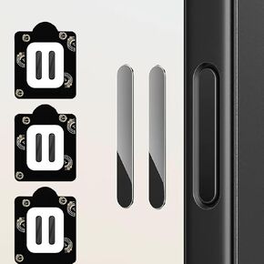 6 Pcs Camera Control Button Protector For iPhone 17 Pro Max / 17 Pro Ultra Thin Glossy Protective Guard Film in Saudi Arabia
