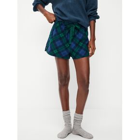 شورت بيجامة من الفانيلا من Old Navy للنساء - كحلي منقوش (يتوافق مع الشهرة!) in Kuwait