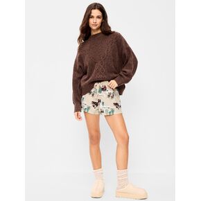 شورت بيجامة من الفانيلا من Old Navy للنساء - مقصورة شتوية (تطابق الشهرة!) in Kuwait
