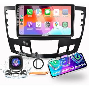 for Hyundai Sonata 2009-2010 AUTO AC 2G+64G CarPlay Android Auto Navigation Stereo GPS Radio Reverse Camera Display 9" IPS Touchscreen Headunit Tablet Pad Media Player, if Applicable Quad Core in Saudi Arabia