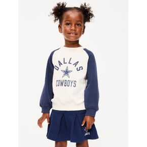 سويت شيرت Old Navy Dallas Cowboys برقبة دائرية للفتيات الصغيرات - Dallas Cowboys in Kuwait
