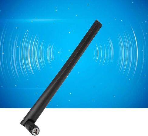هوائي راوتر لاسلكي DualBand 5dBi لـ RTAC68U - مجموعة من 3 قطع، إشعاع، واجهة RPSMA، لمسة نهائية سوداء غير لامعة in Kuwait