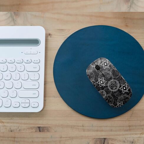 2.4GHz USB Wireless Mouse, Mystic Occult Symbols Pattern, Ergonomic Slim Computer Mice for Kids in Kuwait