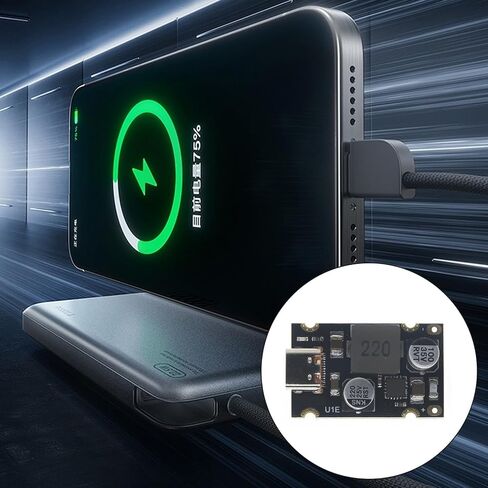 Type C Interfaces PD65W Fast Charging Module Support Multi-Protocol for Phones, Tablets, Laptops, Fast Charging Compatible Circuit in Kuwait