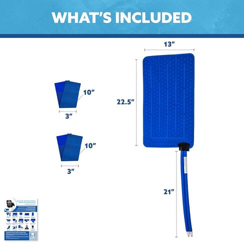 Polar Active Ice® Knee Full Circumference Therapy pad 12.5" x 22.5" with Detached Belts. Use only with The Polar Active Ice #AIS Therapy System. in Saudi Arabia