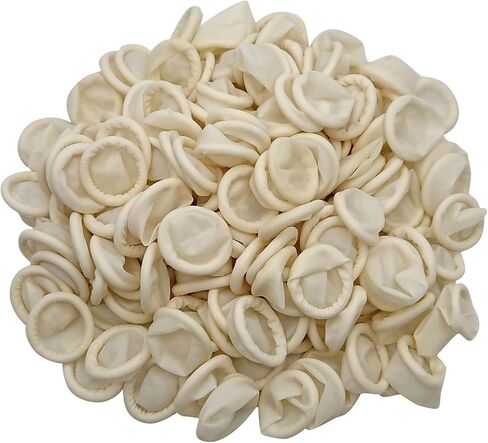 Large Disposable Latex Finger Cots for Electronic Industrial Apply 222 Pcs in Saudi Arabia
