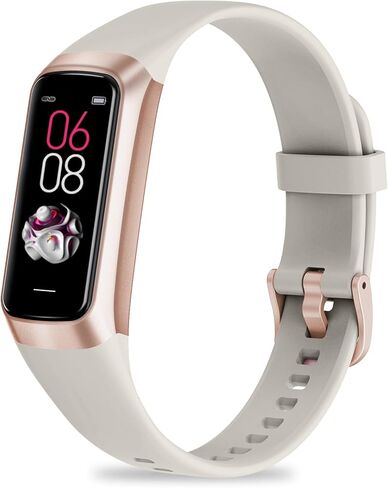 Fitness Tracker with Step Counter/Calories/Stopwatch, Activity Tracker, Health Tracker with Heart Rate Monitor, Sleep Tracker,1.10''AMOLED Touch Color Screen, Pedometer Watch for Women Men in Kuwait