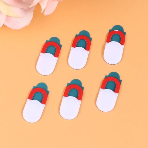 Oval Webcam Privacy Cover Set 6 Pieces, Durable Plastic for Laptop in Saudi Arabia