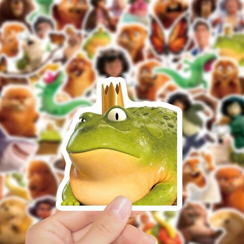60pcs Kids Disney Pixar Hoppers Stickers,Cartoon Hoppers Waterproof Vinyl Decal for Teen Girl Water Bottle Skateboard Notebook Phone Guitar Bike Helmet in Kuwait