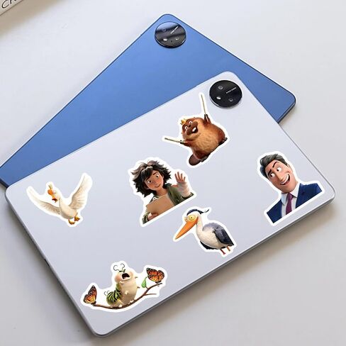 60pcs Kids Disney Pixar Hoppers Stickers,Cartoon Hoppers Waterproof Vinyl Decal for Teen Girl Water Bottle Skateboard Notebook Phone Guitar Bike Helmet in Kuwait