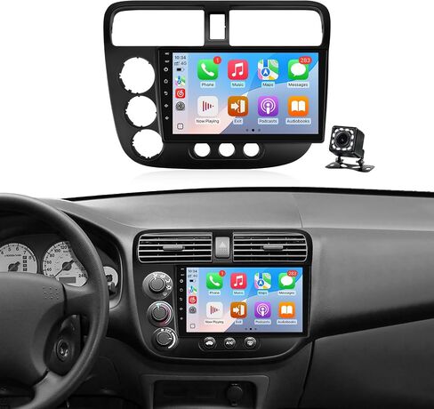 9" Linux Car Radio Stereo for Honda Civic 2001 2002 2003 2004 2005 in Saudi Arabia
