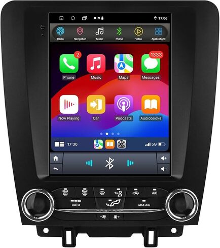 Android 14 Car Stereo Upgrade for Ford Mustang 2010-2014, 9.7Inch 2+32GB Touchscreen GPS Navigation with Wireless Carplay Android Auto Bluetooth SWC TPMS FM OBD2 USB in Saudi Arabia