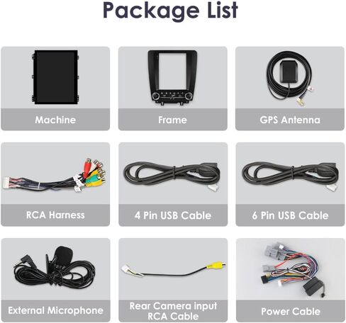 Android 14 Car Stereo Upgrade for Ford Mustang 2010-2014, 9.7Inch 2+32GB Touchscreen GPS Navigation with Wireless Carplay Android Auto Bluetooth SWC TPMS FM OBD2 USB in Saudi Arabia