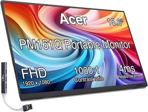 Acer PM161Q 15.6" Portable USB-C IPS Monitor in Kuwait