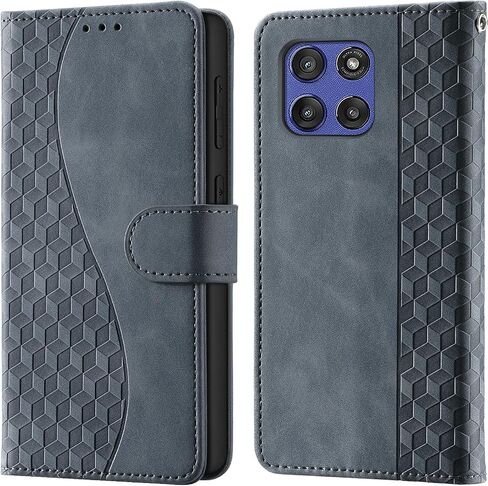 Wallet Flip Case for Motorola Moto G Stylus 5G 2025 Leather Turquoise in Kuwait