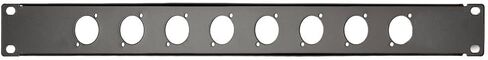 1U Rack Panel for 19" Standard Rackmount & 8 D-Series Connectors in Saudi Arabia