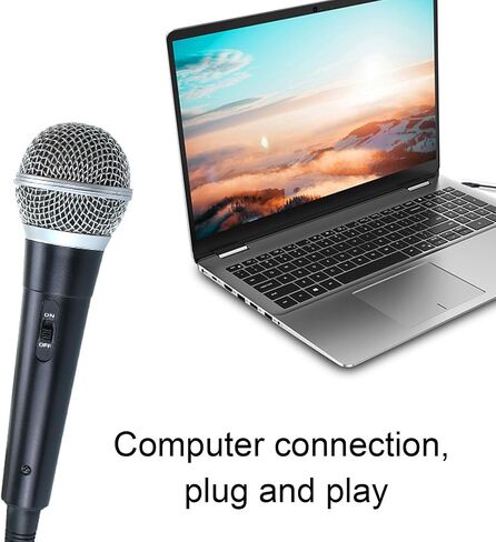 Professional USB Condenser Microphone, Clear and Rich Sound, Cardioid Vocal Microphone for Singing, Wide Device Compatibility in Saudi Arabia