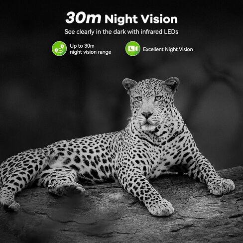 كاميرا DEATTI Trail بدقة 48 ميجابكسل بدقة 4K مع 8 بطاريات وبطاقة SD سعة 32 جيجابايت، واتصال بلوتوث واي فاي، وكاميرات تريل مع حركة رؤية ليلية نشطة مقاومة للماء للحياة البرية والغزلان في الهواء الطلق، وقت تشغيل 0.1 ثانية in Kuwait