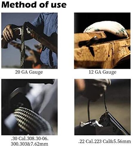 New Bore Cleaner .243 Cal & 6mm Cal Gun Barrel Cleaning Rope Rifle/Pistol/Shotgun Brass Brush Cleaning Cord in Saudi Arabia