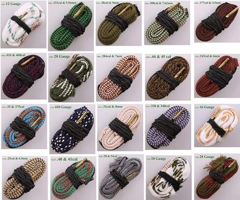New Bore Cleaner .243 Cal & 6mm Cal Gun Barrel Cleaning Rope Rifle/Pistol/Shotgun Brass Brush Cleaning Cord in Saudi Arabia