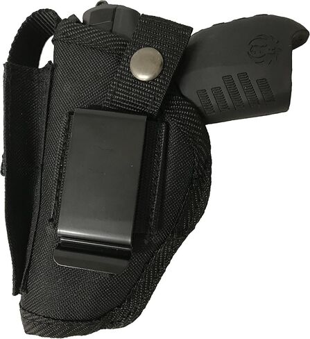 حافظة المسدس تناسب Diamondback 9mm DB9 نايلون أسود يمكن استخدامه بكلتا اليدين لليسار أو اليمين حامل مجلات مدمج قابل للتعديل حزام الاحتفاظ بمسدس الحافظة in Kuwait