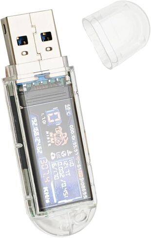 New NerdMiner V2 300KH Nerdminer Dongle USB 3W Bitcoin Solo Lottery Miner Win 3.125 BTC with Low Power Consumption WiFi Connection USB-A Power in Kuwait
